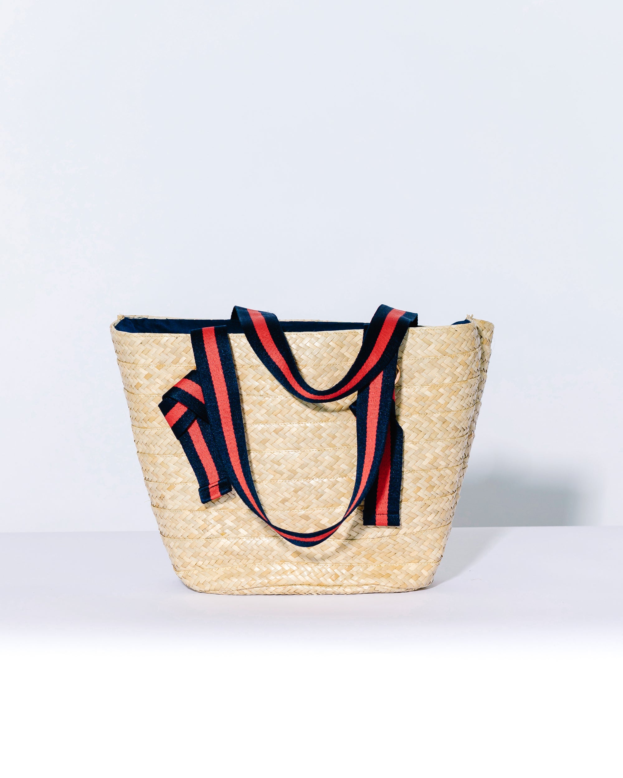 Ashley Tote - Navy & Red