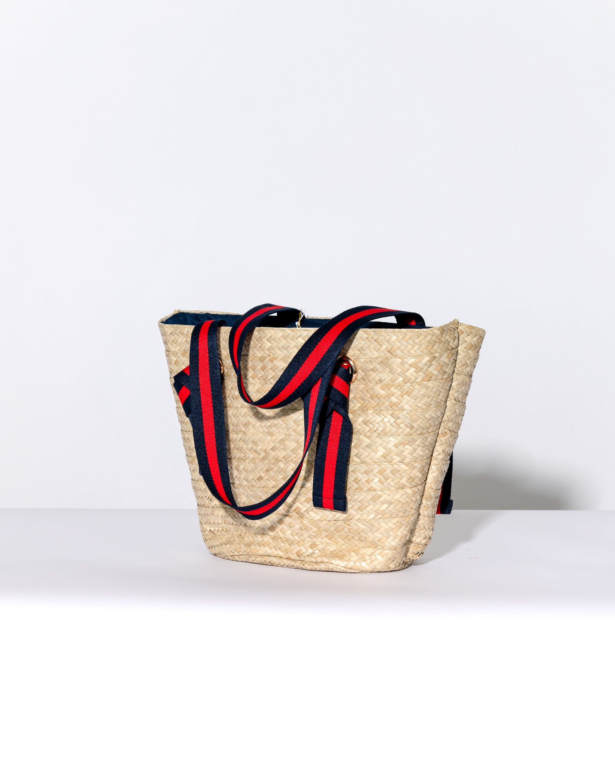 Ashley Tote - Navy & Red