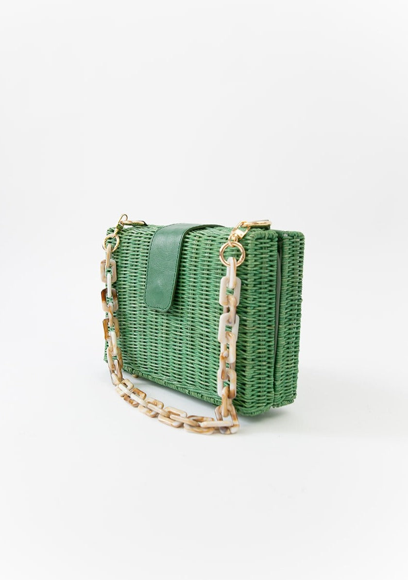 Marielle Shoulder & Crossbody - Ultramarine Green